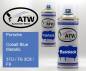 Preview: Porsche, Cobalt Blue Metallic, 37U / F6 3C8 / F6: 400ml Sprühdose + 400ml Klarlack - Set, von ATW Autoteile West.